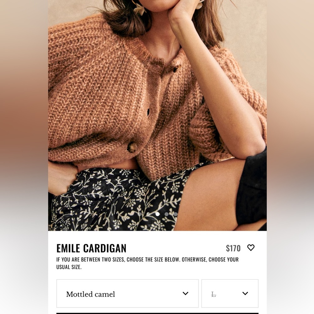 Sezane Emile Cardigan